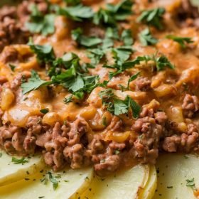 Easy Hamburger Potato Casserole Recipe