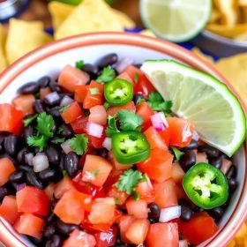 Easy Black Bean Salsa Recipe for Fresh Mexican Flavors