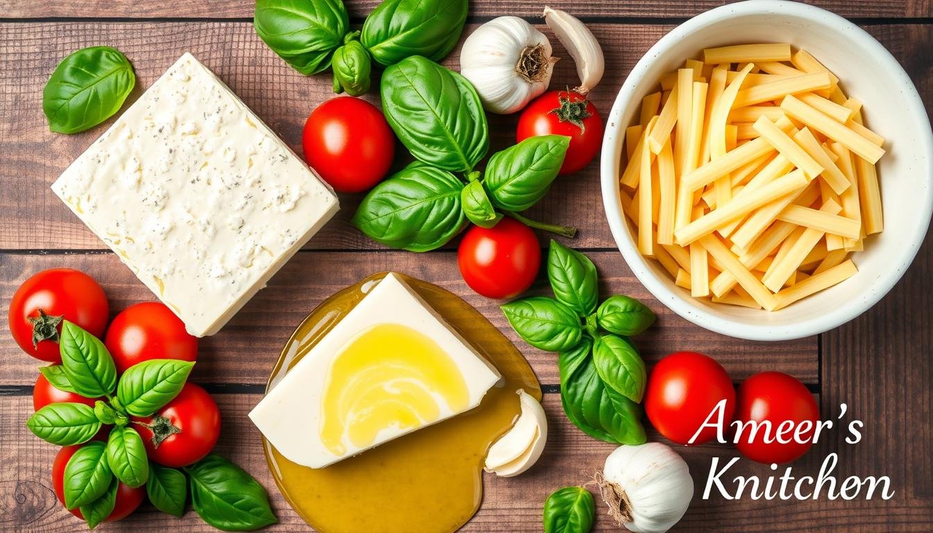 Baked Feta Pasta Ingredients