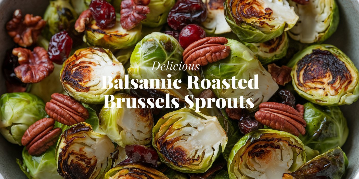 Delicious Balsamic Roasted Brussels Sprouts