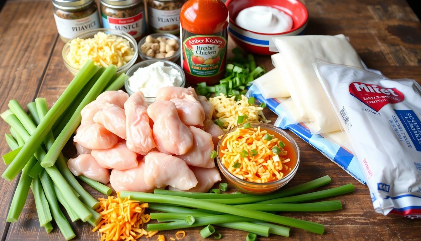 Buffalo Chicken Egg Roll Ingredients