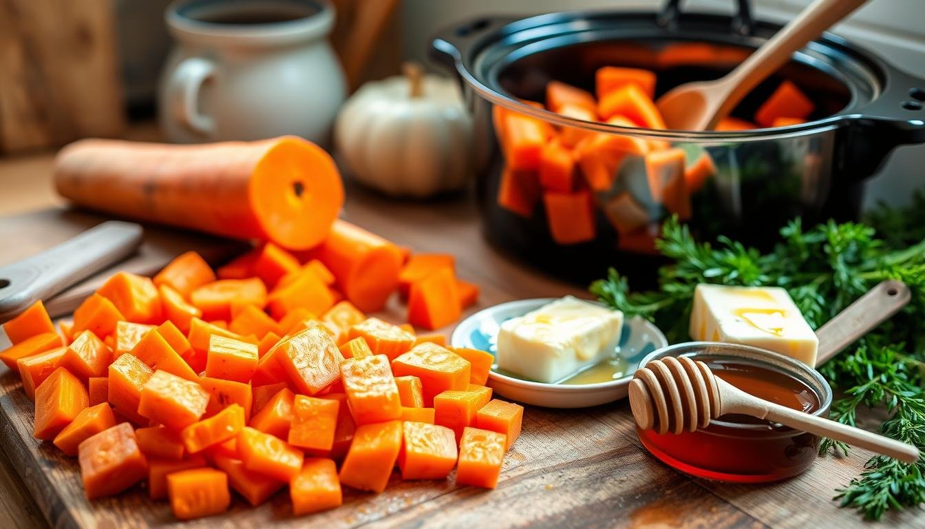 Slow Cooker Glazed Carrots Preparation Slow Cooker Glazed Carrots Preparation