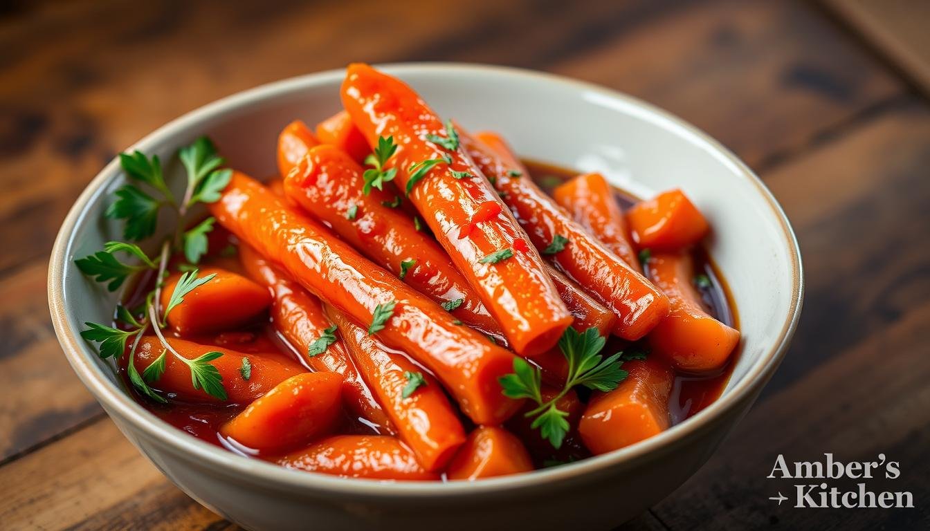 Slow Cooker Glazed Carrots