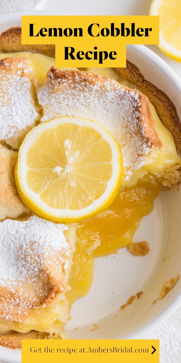 Individual servings of lemon cobbler in ramekins, perfect for a cozy dessert