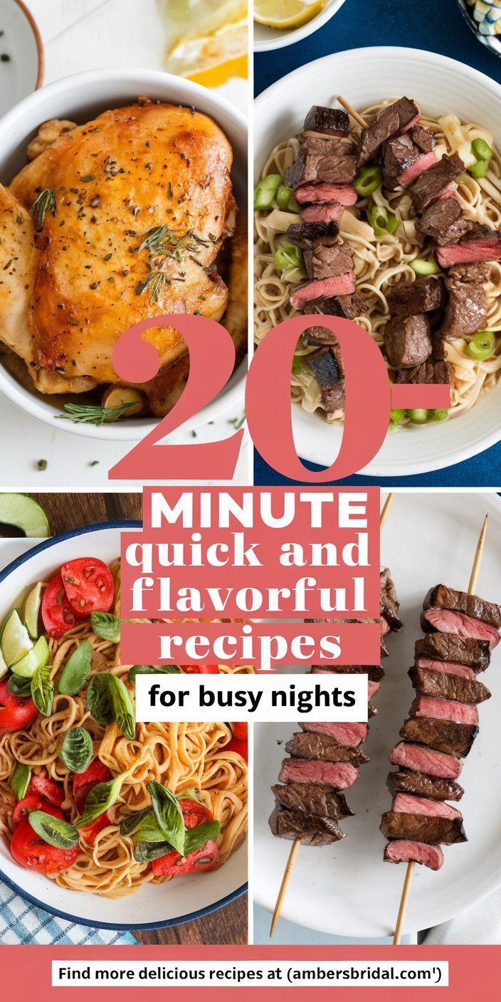 Easy 20-Minute Recipes Are a Game Changer