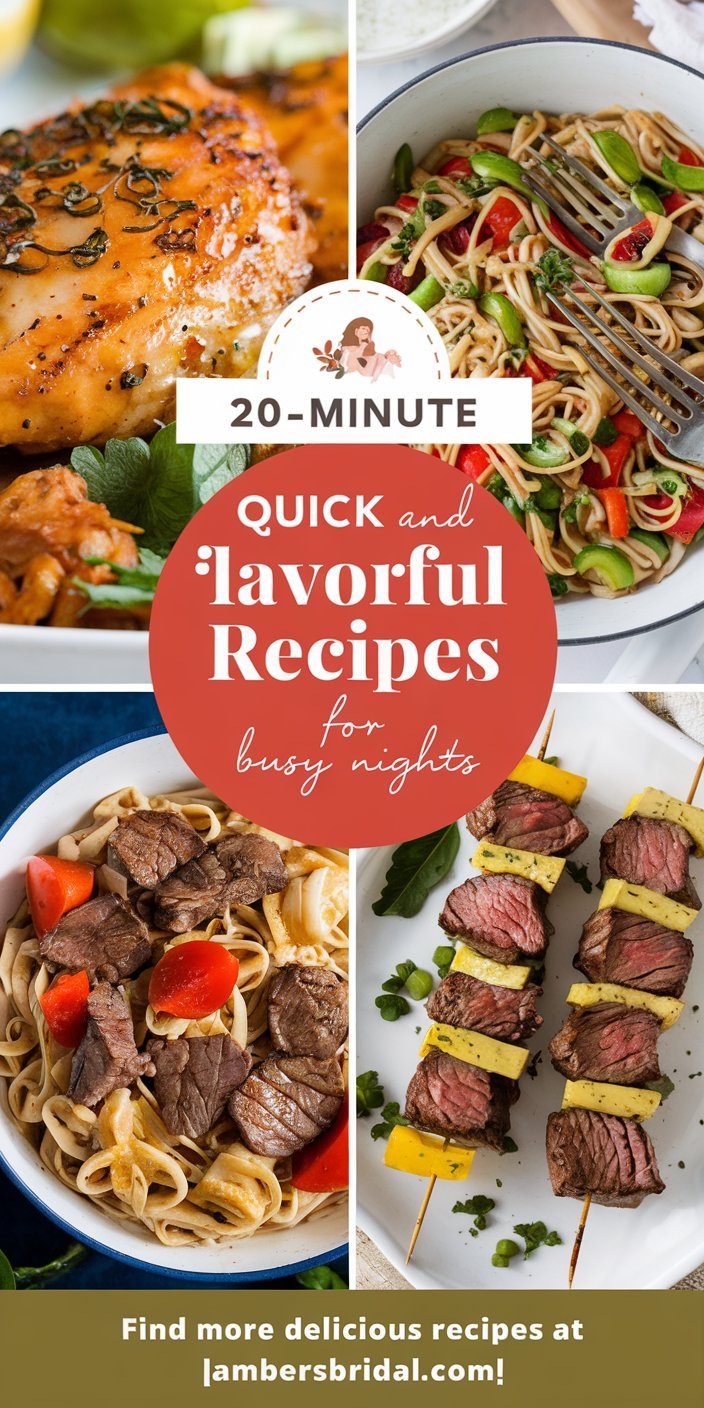Easy 20-Minute Recipes
