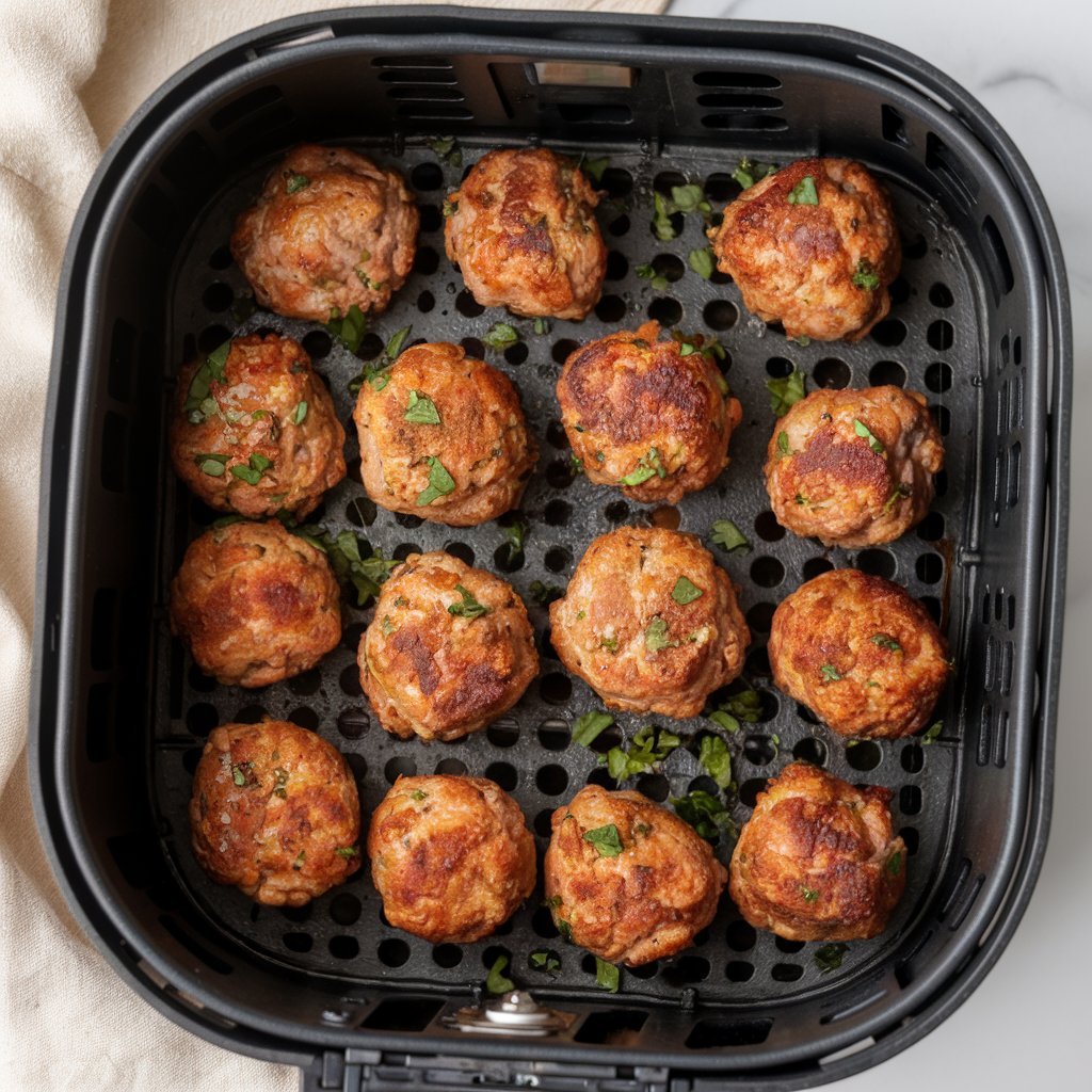 Air Fryer Turkey Meatballs