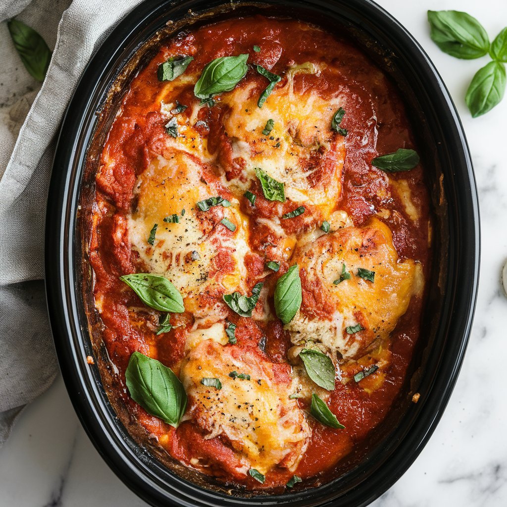 Close-up of a richly flavored crockpot dish, part of the 24 easy crockpot dinner ideas for 2025 collection, bursting with savory taste.