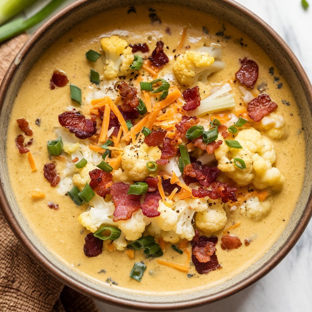 Delicious easy keto soup recipes served in a rustic bowl, highlighting a rich, savory broth and crisp vegetables.