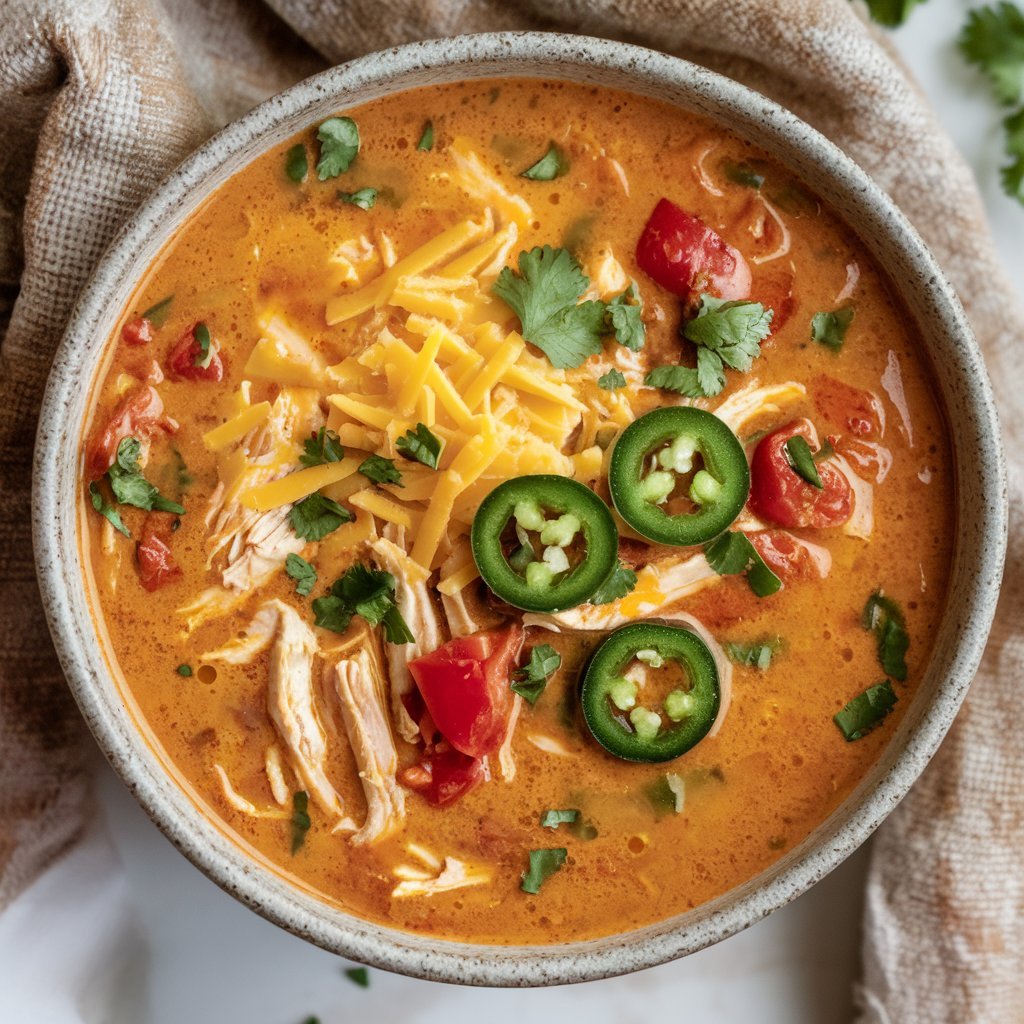 Easy keto soup recipes featuring a creamy, dairy-free base with zucchini noodles and aromatic herbs.