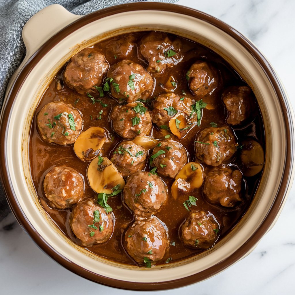 Modern presentation of 24 easy crockpot dinner ideas for 2025 with healthy, hearty meals in a trendy kitchen.