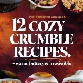 Homemade crumble recipes with a tender fruit base and golden, crumbly topping, perfect for a comforting dessert